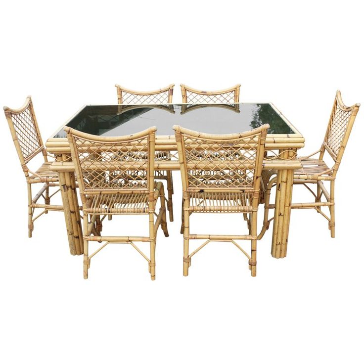 Bamboo Dining Set