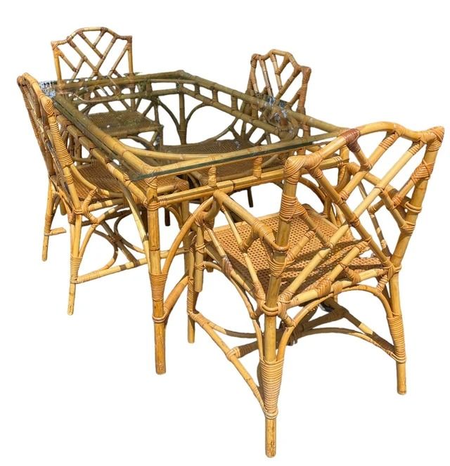 Handcrafted Bamboo Dining Set – Modern Eco Dining