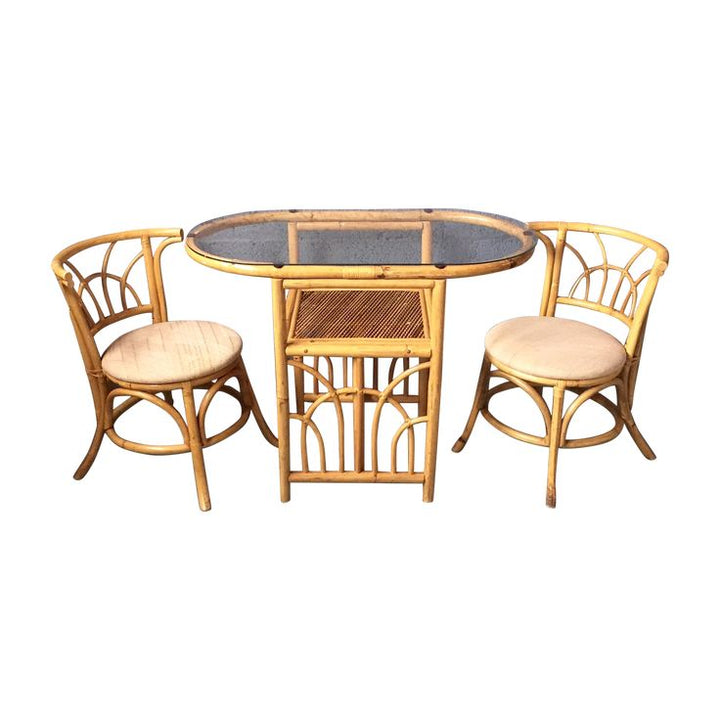Natural Bamboo Dining Set | Sustainable & Elegant