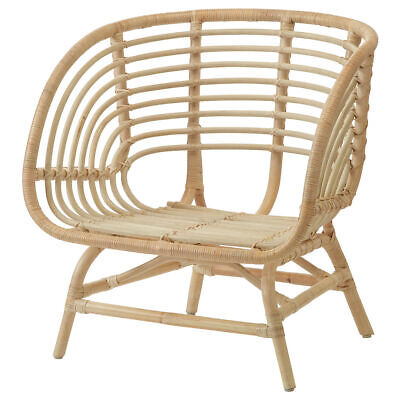 Cane Chair with Armrest