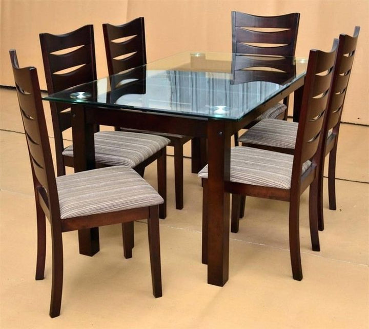 Modern Wood Dining Set – Sleek & Sturdy