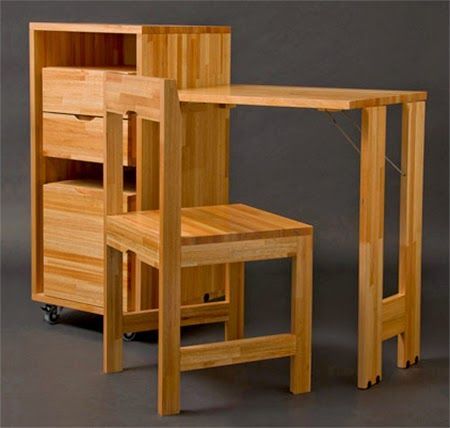 Natural Cane Study Desk Furniture