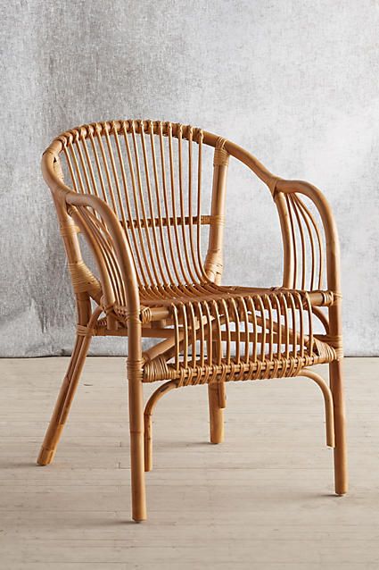 Vintage Rustic Bamboo Chair