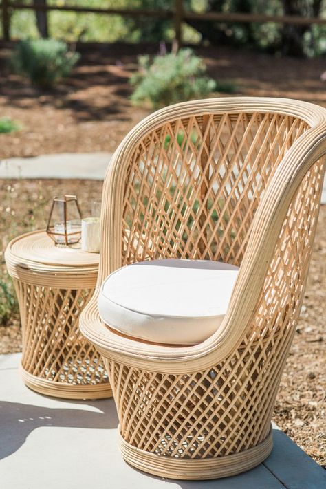 Woven Outdoor Cane Chair
