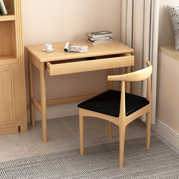 White Study Desk for Minimal Decor
