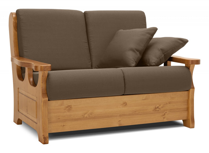 Stylish Wooden 2 Seater Sofa for Home